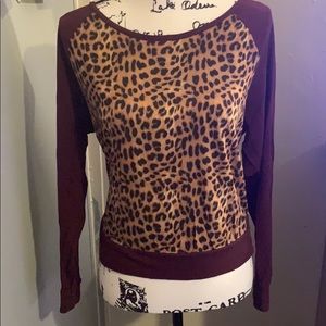 (Sold) Victoria Secret pink cheetah shirt